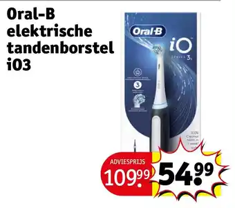 Kruidvat Oral-B elektrische tandenborstel i03 aanbieding