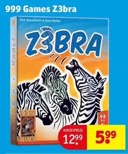 Kruidvat 999 Games Z3bra aanbieding