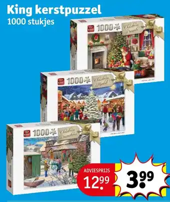 Kruidvat King kerstpuzzel aanbieding