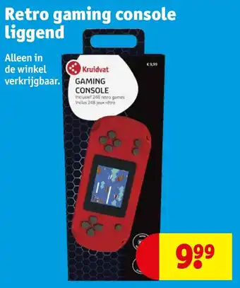 Kruidvat Retro gaming console liggend aanbieding