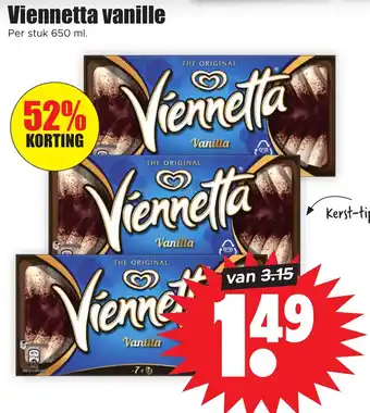 Dirk Viennetta vanille aanbieding