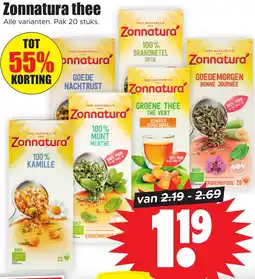 Dirk Zonnatura thee aanbieding