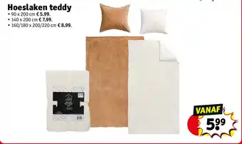 Kruidvat Hoeslaken teddy aanbieding