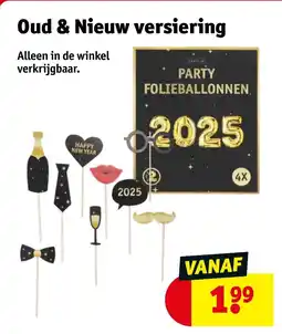 Kruidvat Oud & Nieuw versiering aanbieding