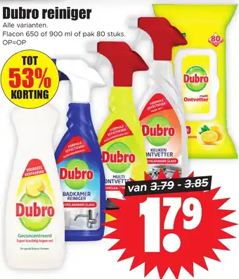 Dirk Dubro reiniger aanbieding