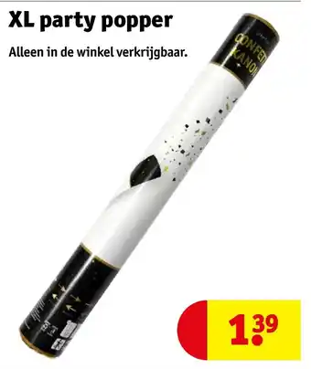Kruidvat XL Party Popper aanbieding