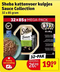 Kruidvat Sheba kattenvoer kuipjes Sauce Collection aanbieding