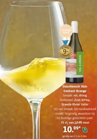 Albert Heijn Daschbosch Skin Contact Orange aanbieding