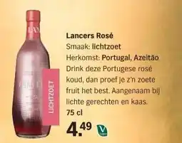 Albert Heijn Lancers Rosé aanbieding