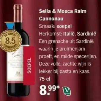 Albert Heijn Sella & Mosca Raim Cannonau aanbieding