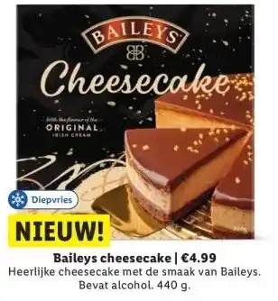 Lidl Baileys cheesecake | €4.99 aanbieding