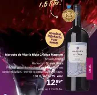 Albert Heijn Marqués de Vitoria Rioja Crianza Magnum aanbieding