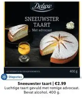 Lidl Sneeuwster taart | €2.99 aanbieding