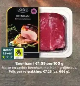 Lidl Beenham | €1.09 per 100 g aanbieding