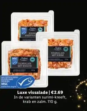 Lidl Luxe vissalade | €2.69 aanbieding