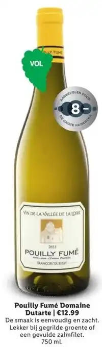 Lidl Pouilly Fumé Domaine Dutarte | €12.99 aanbieding