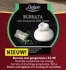 Lidl Burrata met gorgonzola | €2.49 aanbieding