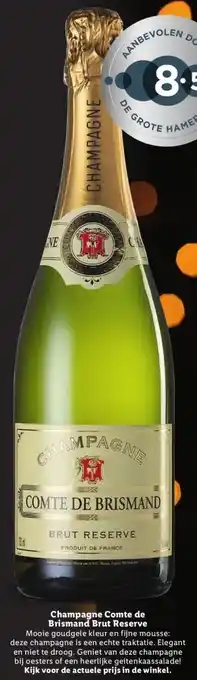 Lidl Champagne Comte de Brismand Brut Reserve aanbieding