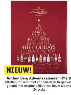 Lidl Anthon Berg Adventskalender | €12.99 aanbieding