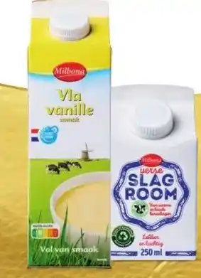 Lidl Vanillevla en verse slagroom aanbieding