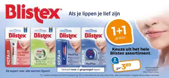 Trekpleister Keuze uit het hele Blistex assortiment. aanbieding