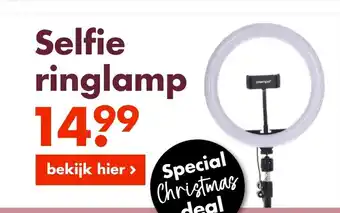 Wibra Selfie ringlamp aanbieding