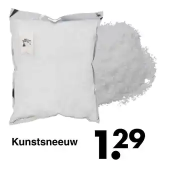 Wibra Kunstsneeuw aanbieding