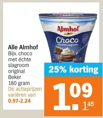 Albert Heijn Alle Almhof aanbieding