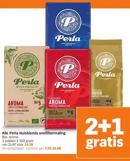 Albert Heijn Alle Perla Huisblends snelfiltermaling aanbieding