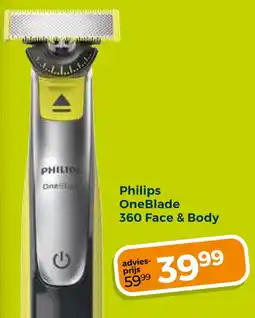 Trekpleister Philips OneBlade 360 Face & Body aanbieding