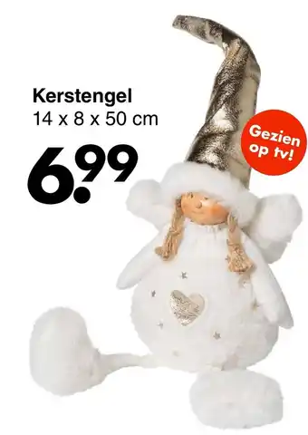 Wibra Kerstengel 14 x 8 x 50cm aanbieding