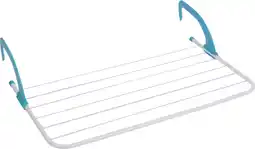 Bol.com Lifetime Droogrek 68 x 39 cm | Wit / Blauw aanbieding