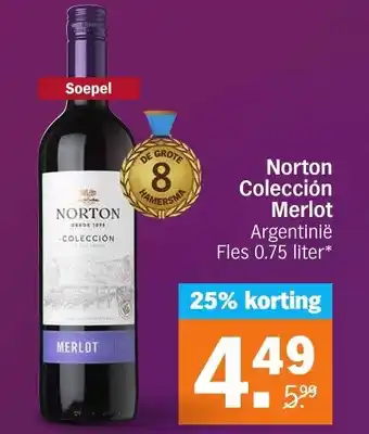 Albert Heijn Norton Colección Merlot aanbieding