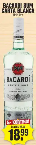 Super Dirck 3 Bacardi rum carta blanca aanbieding