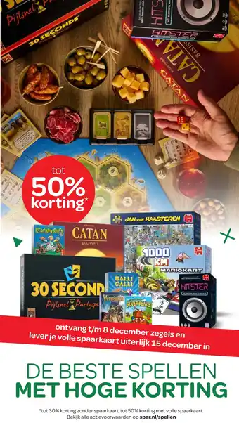 Spar DE BESTE SPELLEN MET HOGE KORTING aanbieding