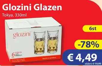 Die Grenze Glozini Glazen aanbieding