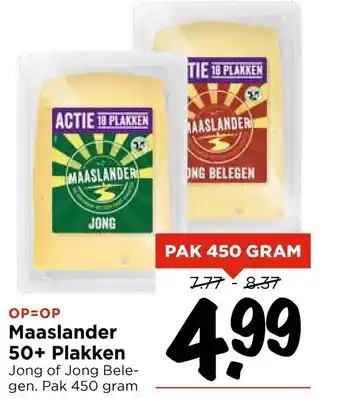 Vomar Voordeelmarkt Maaslander 50+ Plakken aanbieding