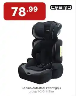 Baby & Tiener Cabino Autostoel zwart/grijs aanbieding