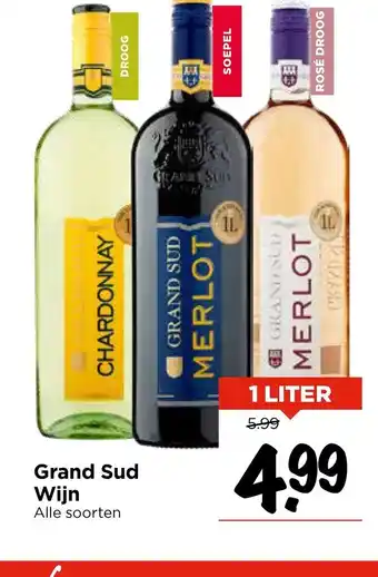 Vomar Voordeelmarkt Grand Sud Wijn aanbieding