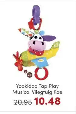 Baby & Tiener Yookidoo Tap Play Musical Vliegtuig Koe aanbieding