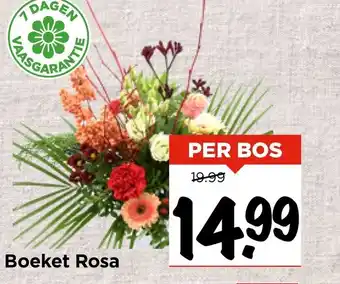 Vomar Voordeelmarkt Boeket Rosa aanbieding