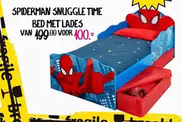 Baby & Tiener SPIDERMAN SNUGGLE TIME BED MET LADES aanbieding