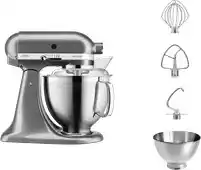 Bol.com KitchenAid ARTISAN 5KSM185PS keukenmachine 300 W 48 l Zilver aanbieding