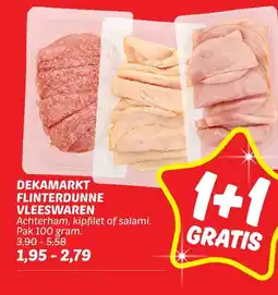 Dekamarkt Dekamarkt flinterdunne vleeswaren aanbieding