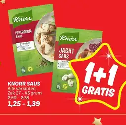 Dekamarkt Knorr saus aanbieding