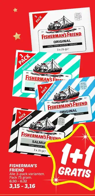 Dekamarkt Fisherman's friend aanbieding