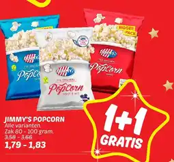 Dekamarkt Jimmy's popcorn aanbieding