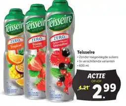 Lidl Teisseire •Zonder toegevoegde suikers aanbieding