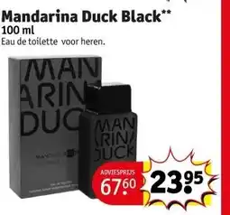 Kruidvat Mandarina Duck Black** aanbieding