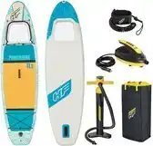 Bol.com Bestway Sup Board - Hydro Force - Panorama Set en SUP Elektrische Luchtpomp 12V aanbieding